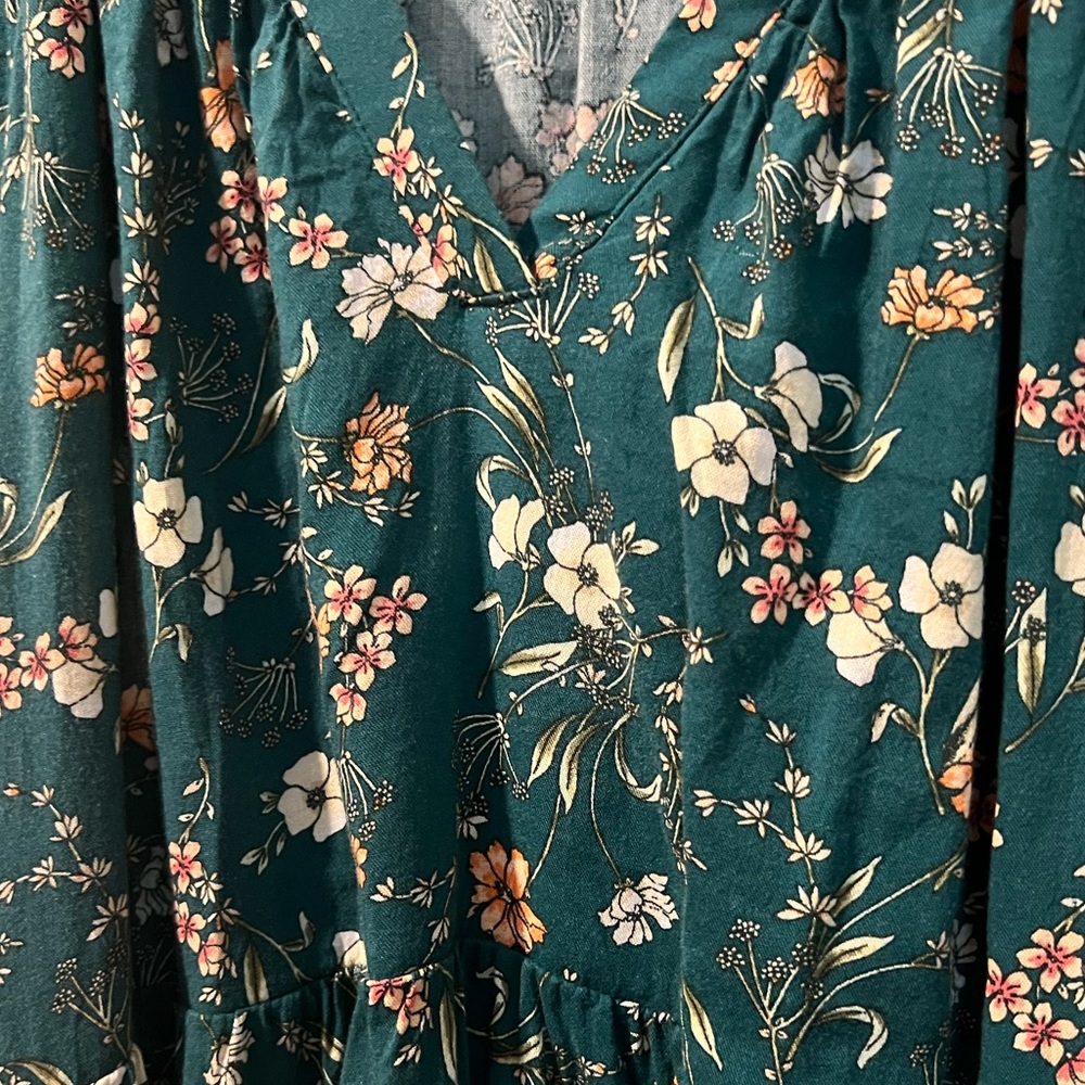 Green old navy dress large - Picture 2 of 2